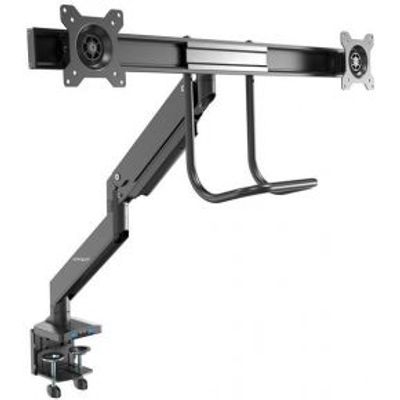 StarTech.com ARMSLIMDUAL2USB3 flat panel bureau steun 81,3 cm (32 ) Klem Zwart