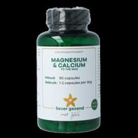 Liever Gezond Magne cal max magnesium en calcium to the max 90 Vegetarische capsules