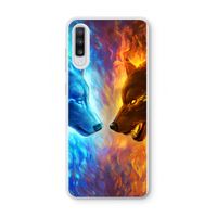 Fire & Ice: Samsung Galaxy A70 Transparant Hoesje