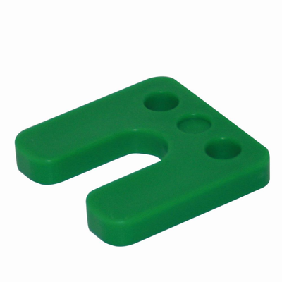 GB drukplaat met sleuf 10mm groen etiket; 48 per zak | 144 stuks - 17434750