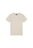 Malelions Junior Split T-Shirt Beige / Oranje-152 maat 152