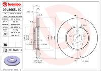 Remmenset, remschijf BREMBO, Remschijftype: Binnen geventileerd, Inbouwplaats: Achteras: , u.a. für Ford, Jaguar - thumbnail