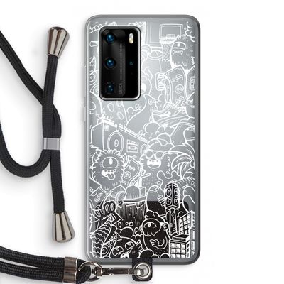 Vexx City #2: Huawei P40 Pro Transparant Hoesje met koord