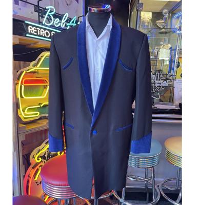 Drape Jacket Back / Blue Velvet - 54 | 14% korting