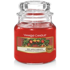 Yankee Candle Geurkaars Small Red Apple Wreath - 9 cm / ø 6 cm