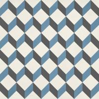 JOS. Hidro VLtegel Decor 197X197 Upsidedown Blue 8.3mm Mat