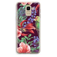 Papegaaien: Samsung Galaxy J6 (2018) Transparant Hoesje