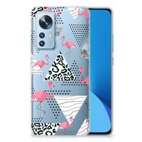 Xiaomi 12 | 12X TPU Hoesje Flamingo Triangle