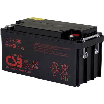 Loodaccu CSB Battery GP12650 Loodvlies (AGM) 65 Ah 12 V 1 stuk(s)