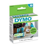 Etiket Dymo 11253 labelwriter 25x25mm verwijderbaar 750stuk - thumbnail