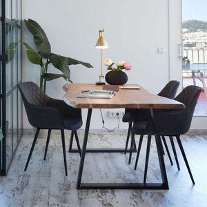 Kave Home Eettafel 'Alaia' Acacia Boomstam,180 x 90cm