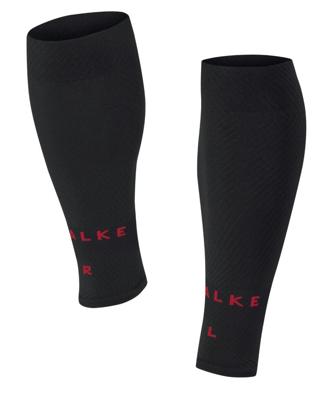 Falke RU Compression Energy Sleeves Runningsok Dames Schwarz CALF 2
