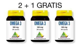 SNP Omega 3 500mg aktie 2 + 1
