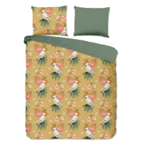 Dekbedovertrek Kakatoe Bloemen & Dieren 200x200 Cm Pure - Dekbed-Discounter.nl