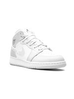 Jordan Kids baskets Air Jordan 1 Mid SE GS - Blanc - thumbnail