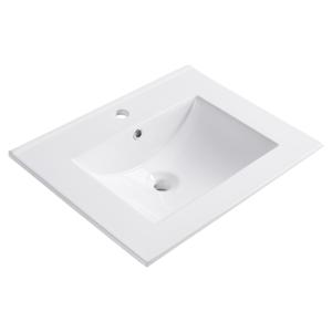 Differnz Providence wastafel | wit | 61.5 x 46.5 cm