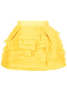 Isabel Sanchis jupe-short à design superposé - Jaune