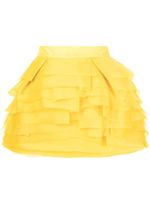 Isabel Sanchis jupe-short à design superposé - Jaune