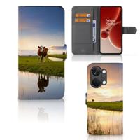 OnePlus Nord 3 | Telefoonhoesje | Met pasjeshouder | Koe