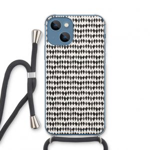 Crazy shapes: iPhone 13 mini Transparant Hoesje met koord