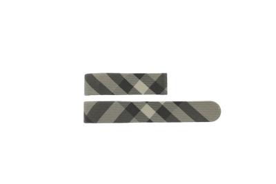 Horlogeband Burberry BU9408 Leder/Kunststof Multicolor 18mm