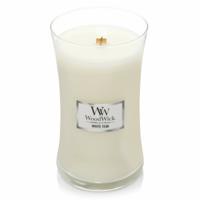 Geurkaars Woodwick Core Large White Teak 609 g