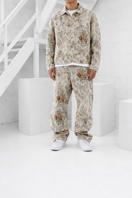 Project x Paris Kalash Jeans Heren Beige - Maat S - Kleur: Beige | Soccerfanshop Project x Paris Kalash Jeans Heren Beige - Maat S - Kleur: Beige | Soccerfanshop