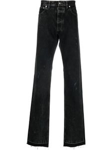 Maison Margiela jean droit Paint - Noir