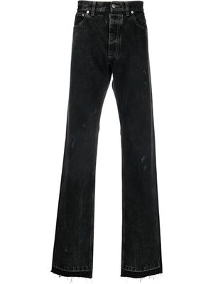 Maison Margiela jean droit Paint - Noir