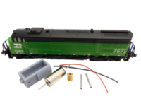 micromotor NM048G motor ombouwset voor Minitrix US U30CG (Santa Fe, Amtrak, u.a.