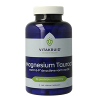 Magnesium Tauraat met Vitamine B6 (P-5-P) 180 Vegetarische capsules