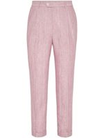 Brunello Cucinelli pantalon chino à coupe fuselée - Rose