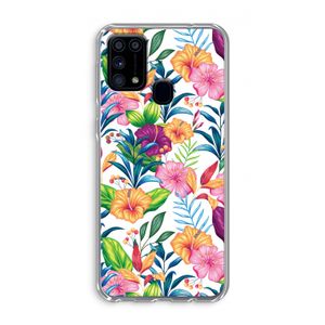 Tropisch 2: Samsung Galaxy M31 Transparant Hoesje