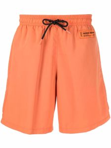 Heron Preston short de bain à patch logo - Orange
