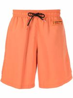Heron Preston short de bain à patch logo - Orange