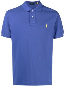 Polo Ralph Lauren polo en piqué à logo brodé - Bleu