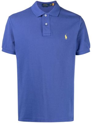 Polo Ralph Lauren polo en piqué à logo brodé - Bleu