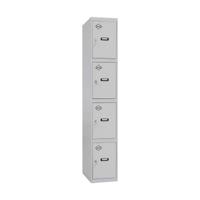 Loket Simon Rack Metaal Lichtgrijs 4 compartimenten (180 x 30 x 50 cm)