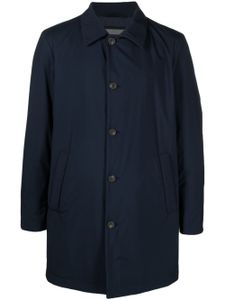 Corneliani veste matelassée à design imperméable - Bleu