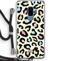 Leopard pattern: Samsung Galaxy S9 Plus Transparant Hoesje met koord