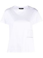 Fabiana Filippi t-shirt à patch logo - Blanc - thumbnail