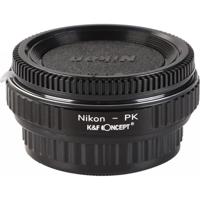 K&F Lens Adapter Nikon F - Pentax K (met glas)