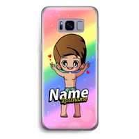 Chibi Maker man: Samsung Galaxy S8 Plus Transparant Hoesje