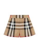 Burberry Kids short en coton à motif Vintage Check - Tons neutres - thumbnail