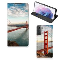 Samsung Galaxy S21 Plus | Book Cover | Golden Gate Bridge