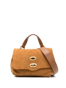 Zanellato sac cabas Postina en daim - Marron