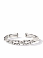 David Yurman bracelet Cable Loop en argent sterling serti de diamants - thumbnail