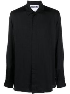 Moschino chemise tissée à motif géométrique - Noir