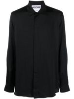 Moschino chemise tissée à motif géométrique - Noir