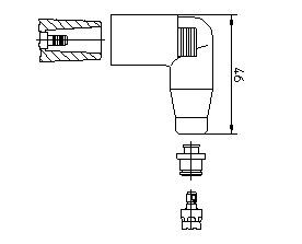 Stekker, bobine BREMI, u.a. für Seat, Audi, Skoda, VW